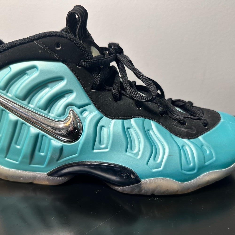 Nike Foamposite Pro GS Island Green sneakers in size 5.5Y - Preowned - Picture 6 of 16